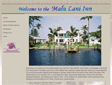 Tablet Screenshot of malulani-inn.com